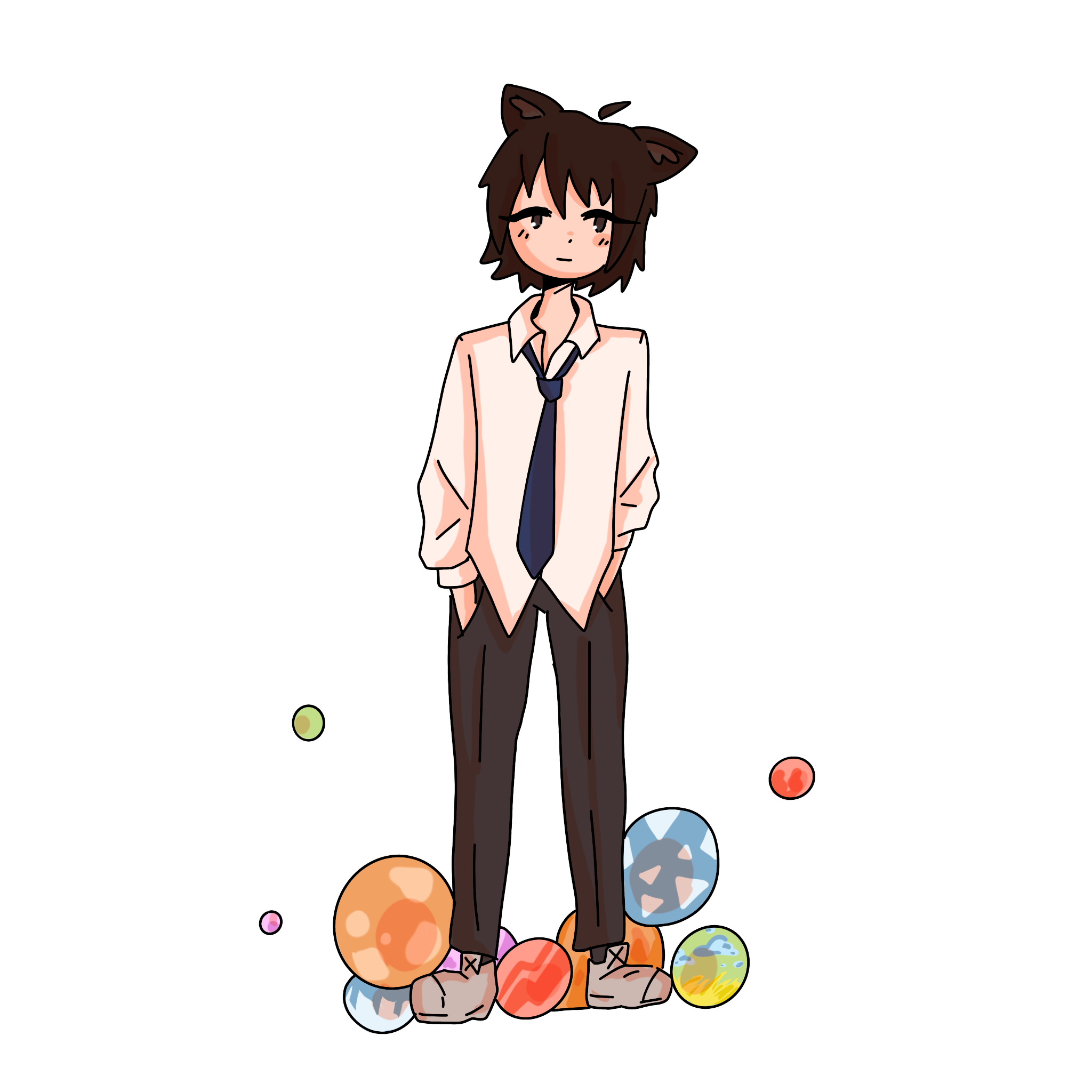 Catboy Nagara Sticker