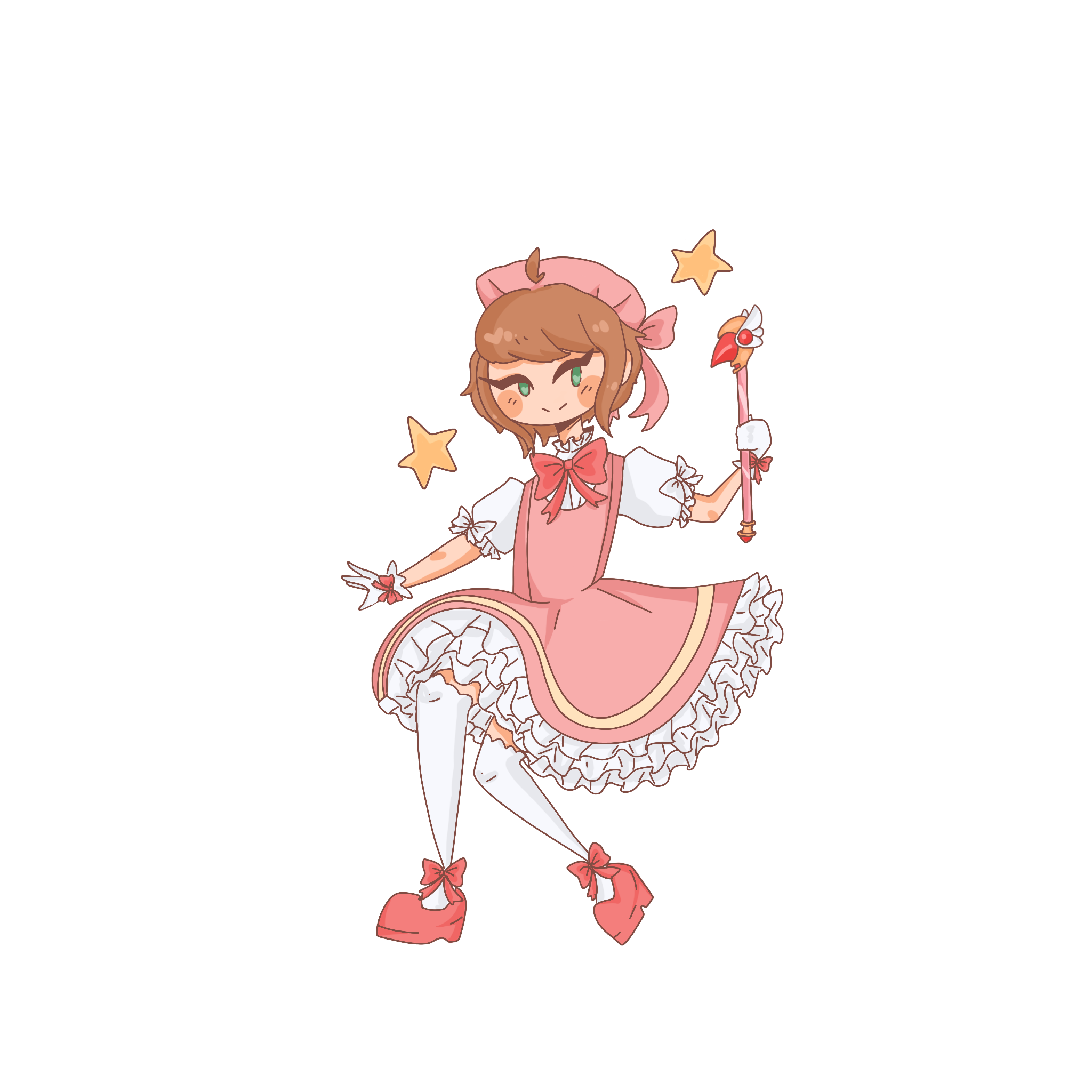 Sakura holographic sticker