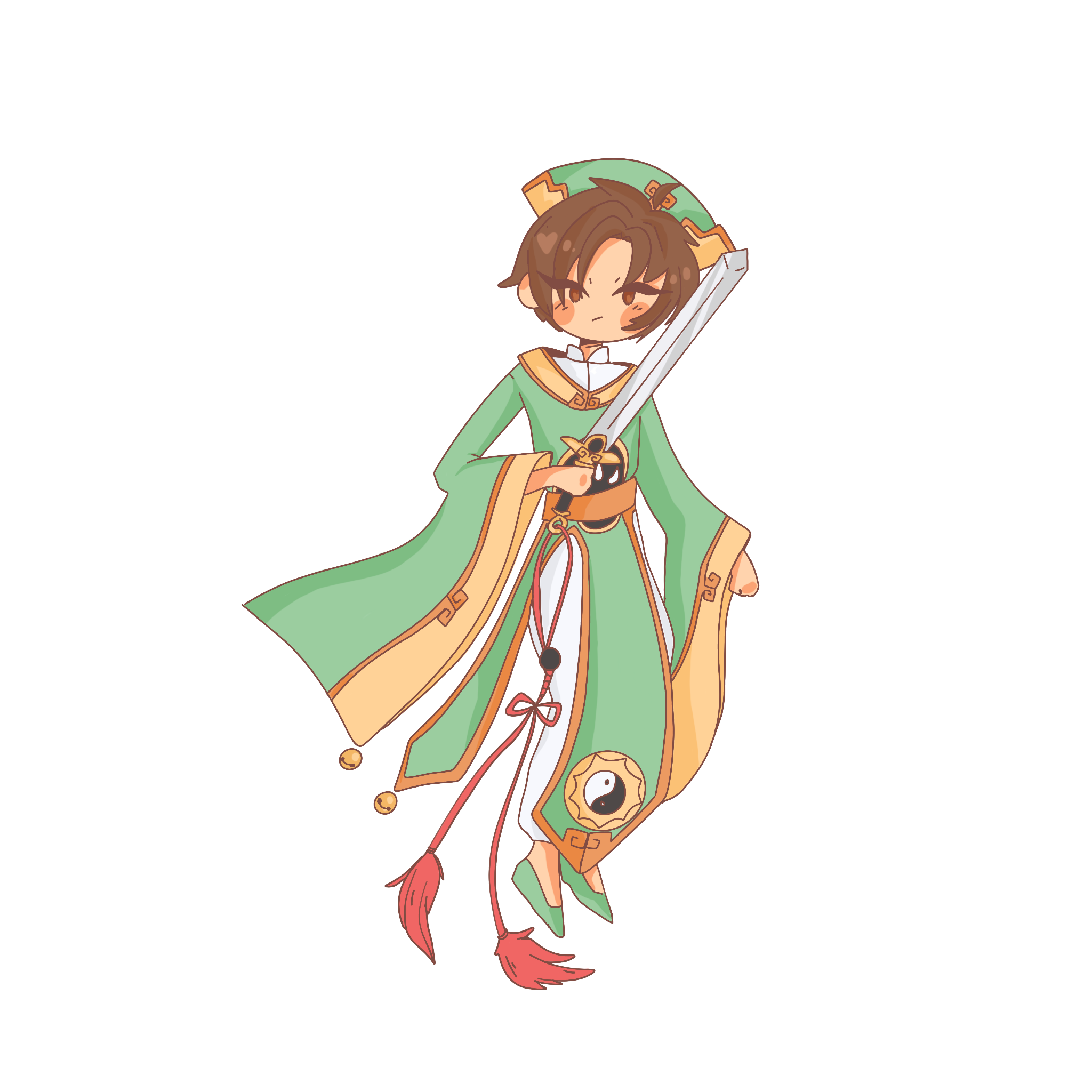 Syaoran holographic sticker