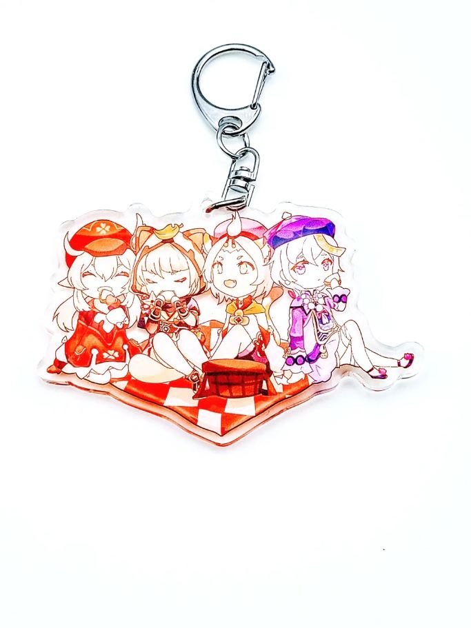 Genshin Picnic Keychain