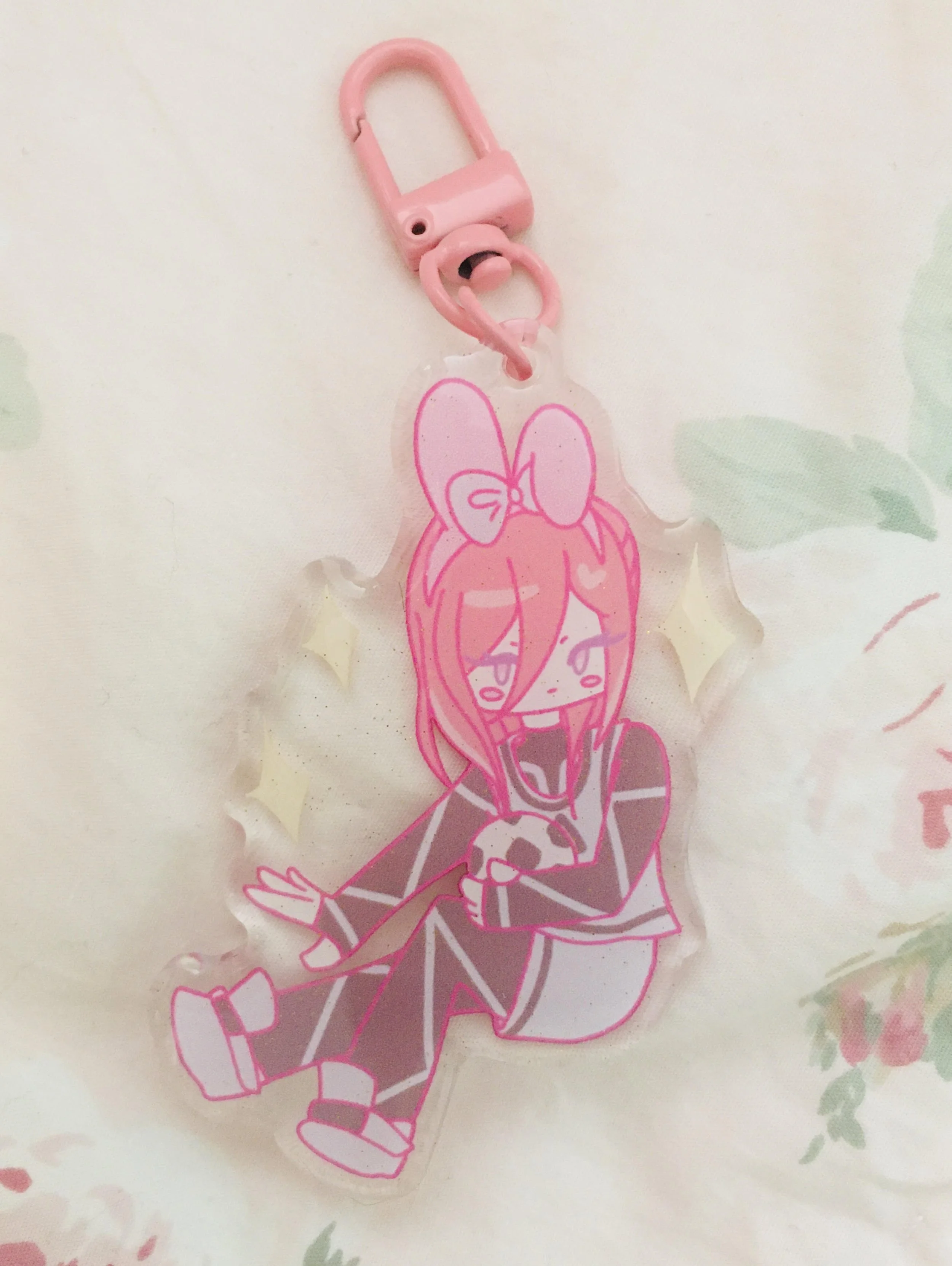 My Melo Chigiri Glitter Keychain